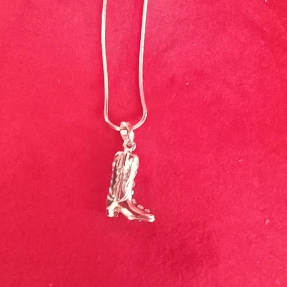 Cowboy Boot Necklace - Picture 2 of 2